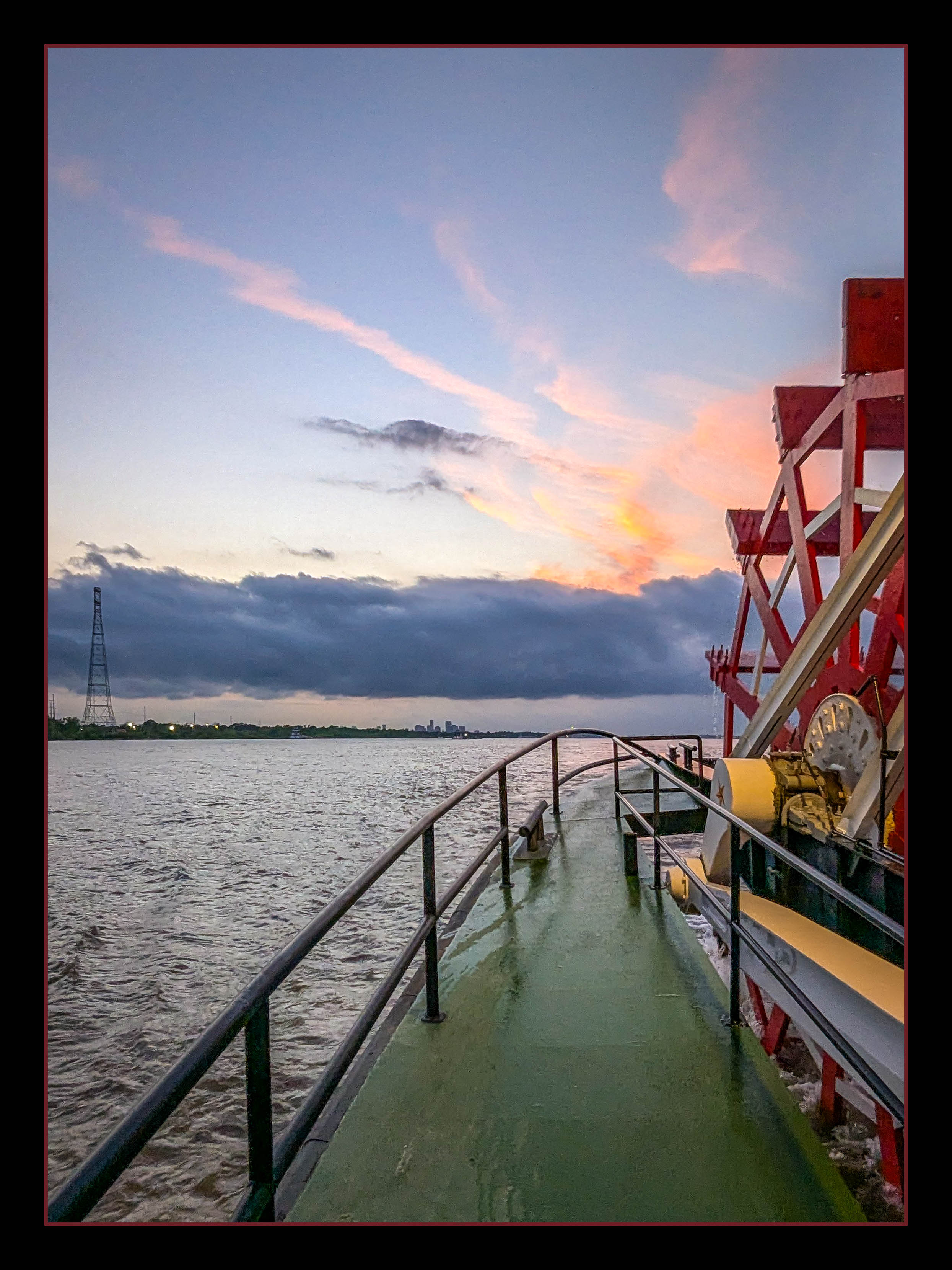 Mississippi Sunset Cruise by Karen Davis