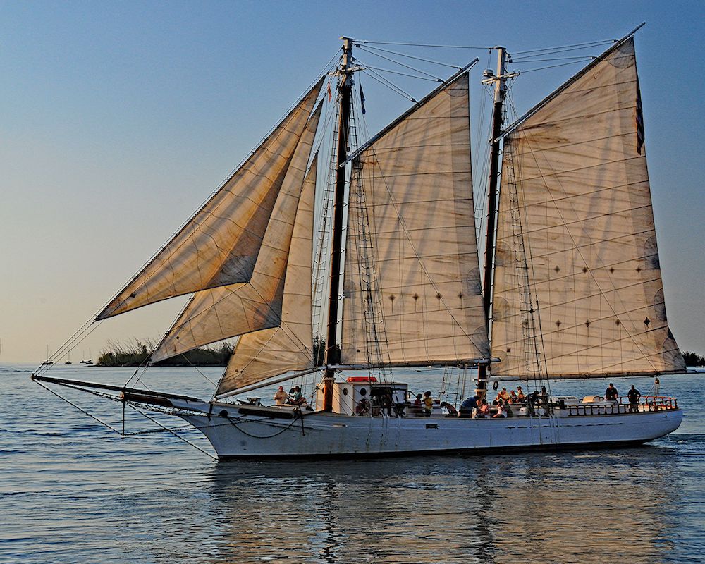 Historic Western Union – Sunset Sail by Kathy Buckard