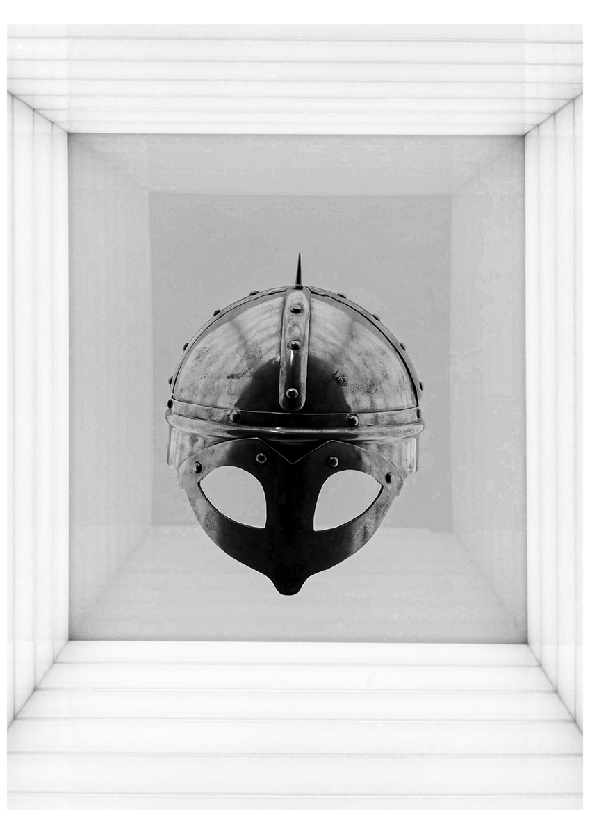 Viking helmet by Diana Magor