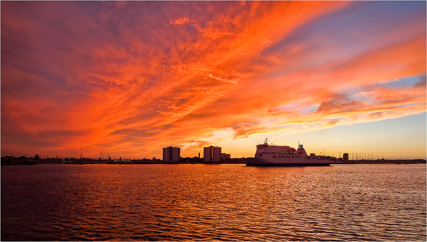 Sunset Departure by Paul Hoffman