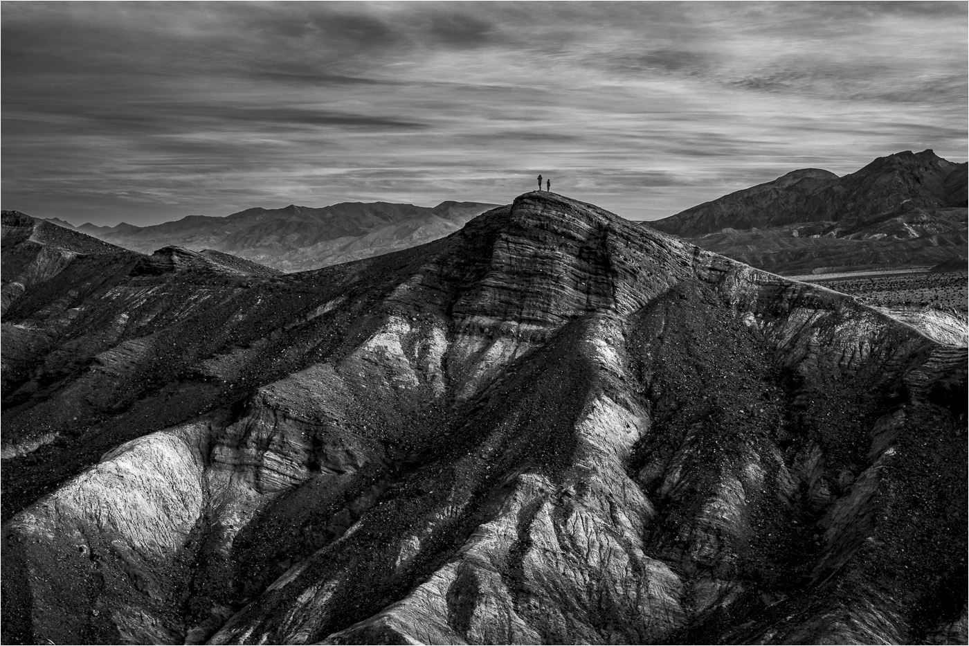 Zabriskie Point in Death Valley  by Bob Rickert