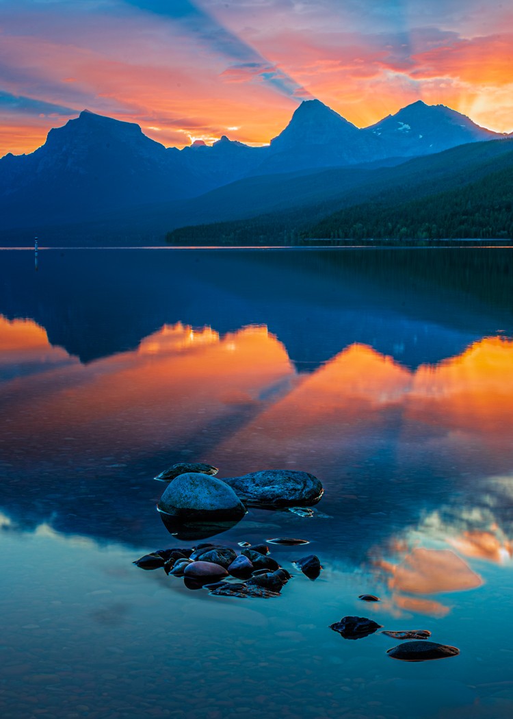 Glacier Sunrise by Butch Mazzuca